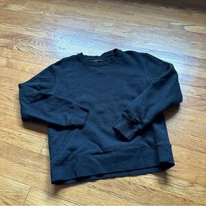 Quince black crewneck